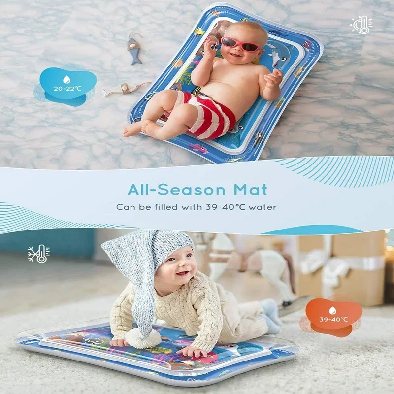 Baby Water Play Mat Inflatable - Baby Nursery Cushion のレビューと価格