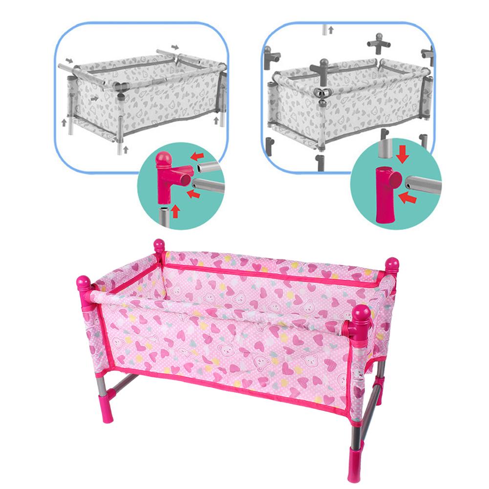 Toy Bed Simulation Baby Doll B - Baby Nursery Crib のレビューと価格