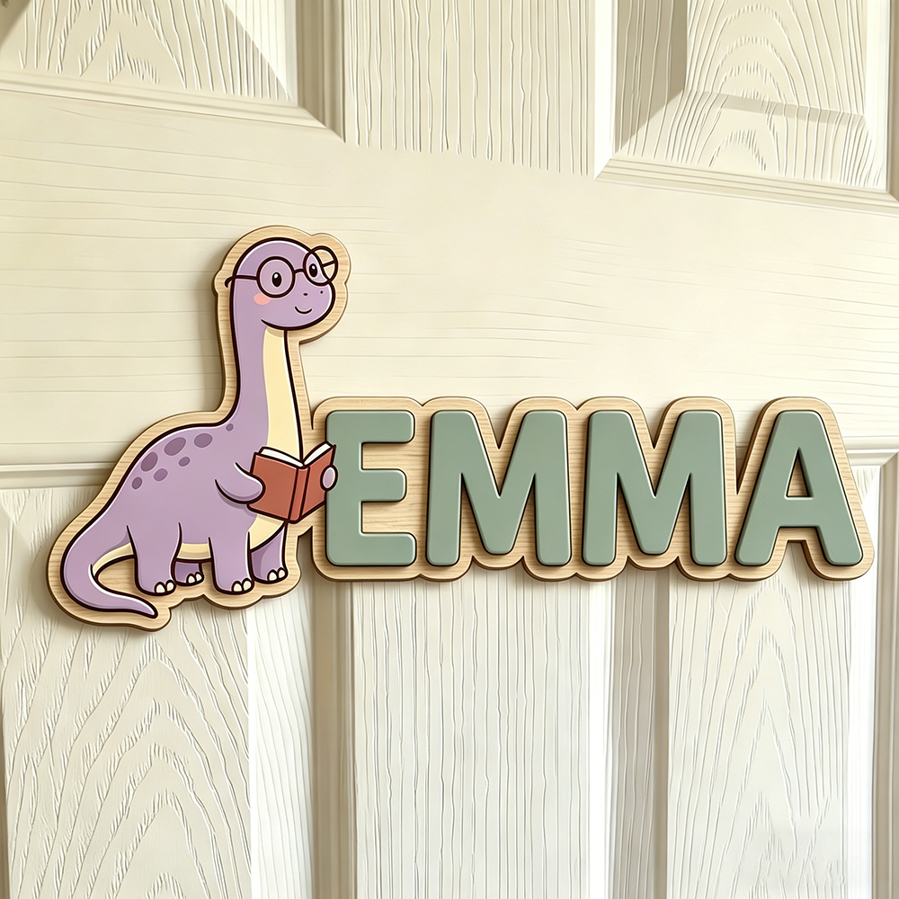 Whimsical Nerdy Dinosaur Custo - Baby Nursery Usa のレビューと価格