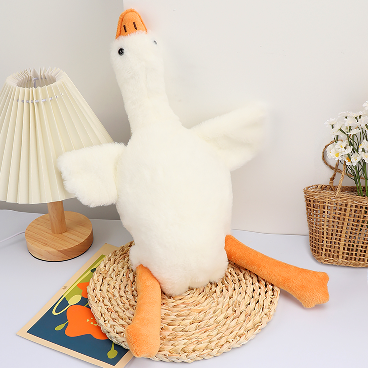 50cm Soft Goose Plush Pillow T - Baby Nursery Cushion のレビューと価格