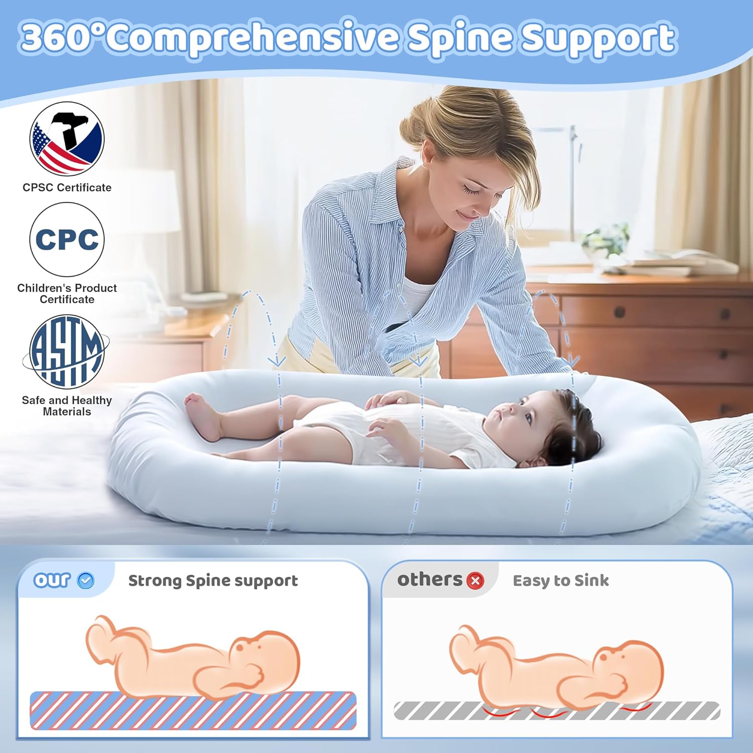 Newborn Folding Sleeping Baby  - Baby Nursery Crib のレビューと価格