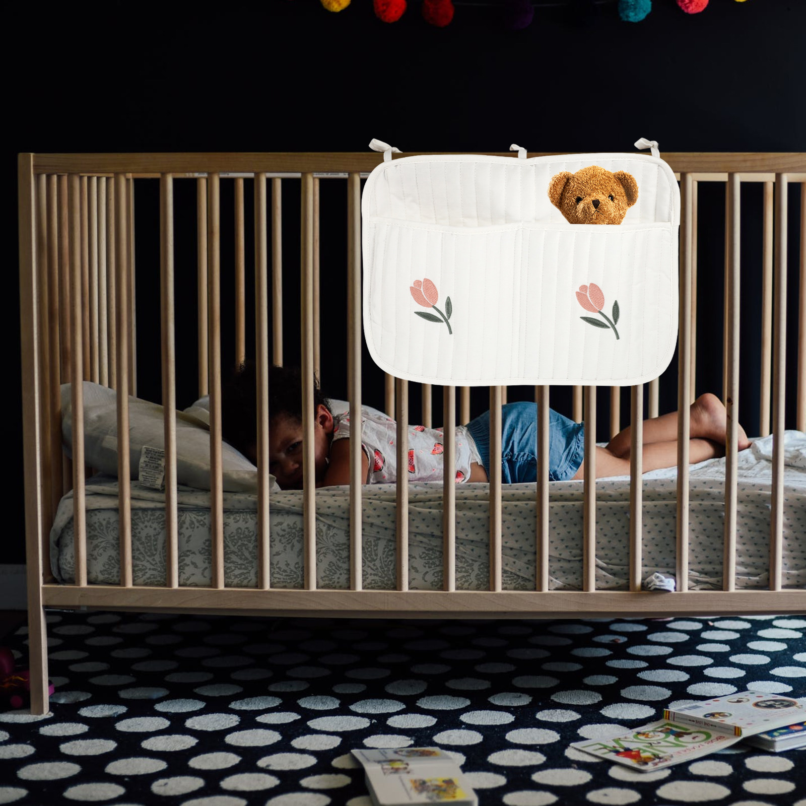 Crib Hanging Diaper Organizer  - Baby Nursery Essentials のレビューと価格