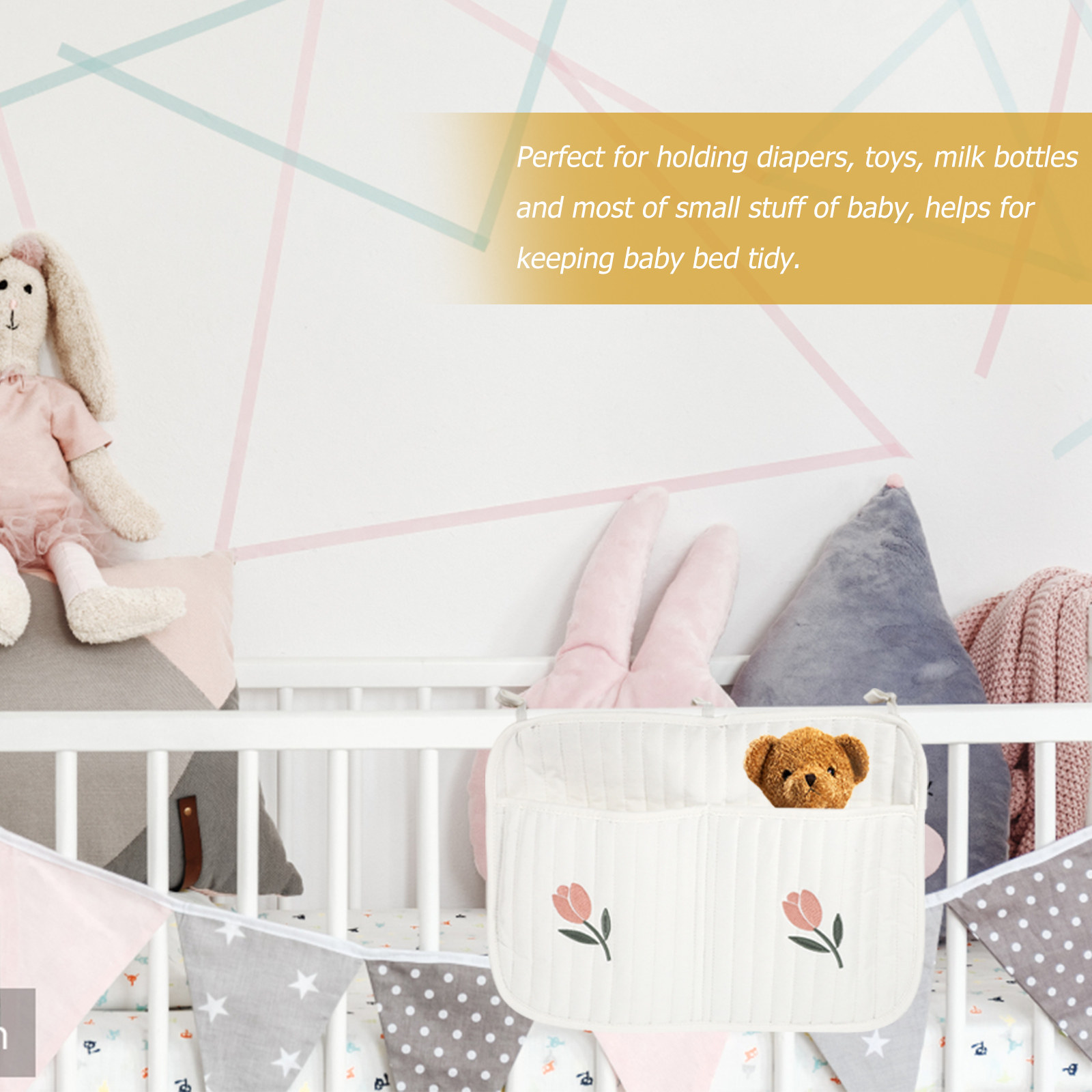 Crib Hanging Diaper Organizer  - Baby Nursery Essentials のレビューと価格