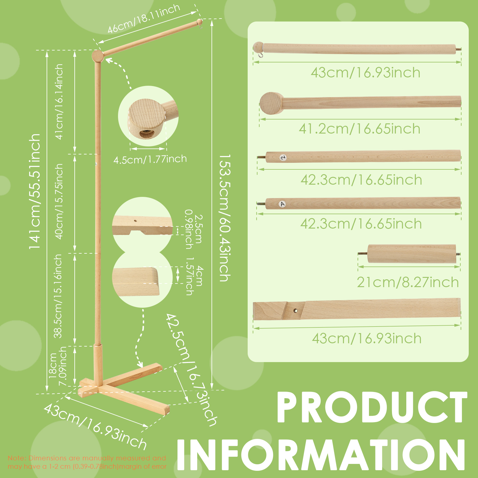 Wood Floor Standing Crib Mobil - Baby Nursery Crib のレビューと価格