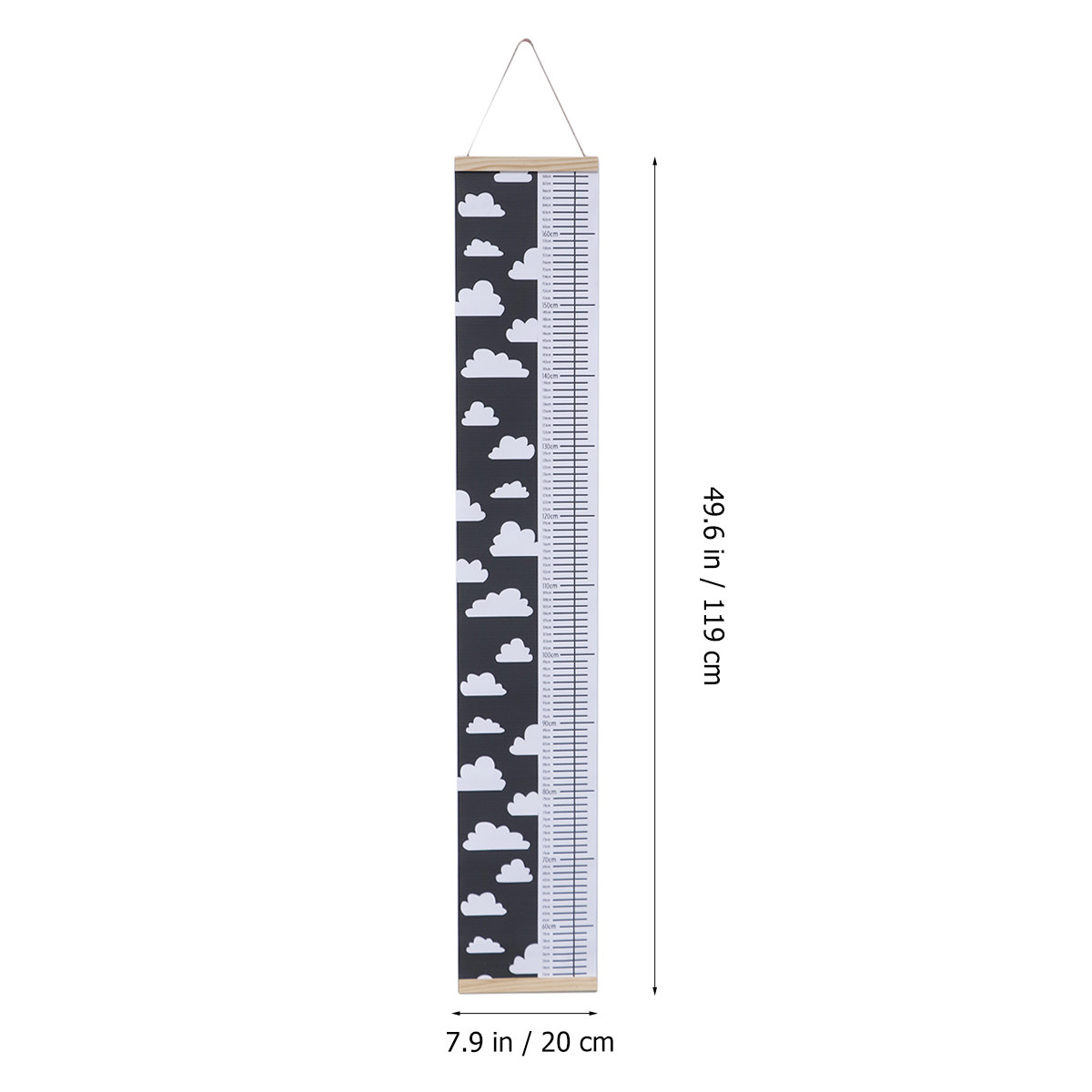 Kids Height Ruler Cloud Patter - Growth Chart Ruler のレビューと価格