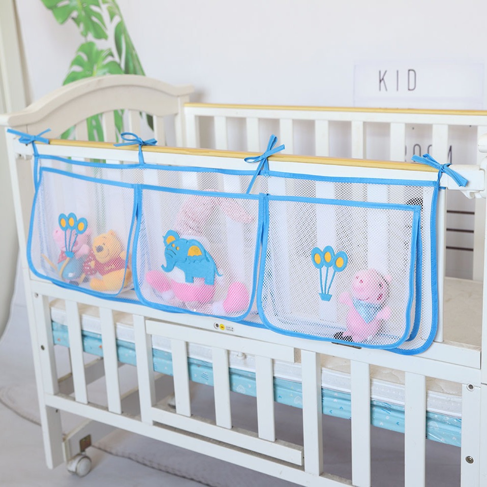 Cartoon Crib Storage Bag 3grid - Diaper Caddy Organizer のレビューと価格