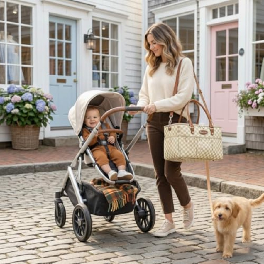 Luxe Diaper Caddy Organizer, E - Baby Nursery Essentials のレビューと価格
