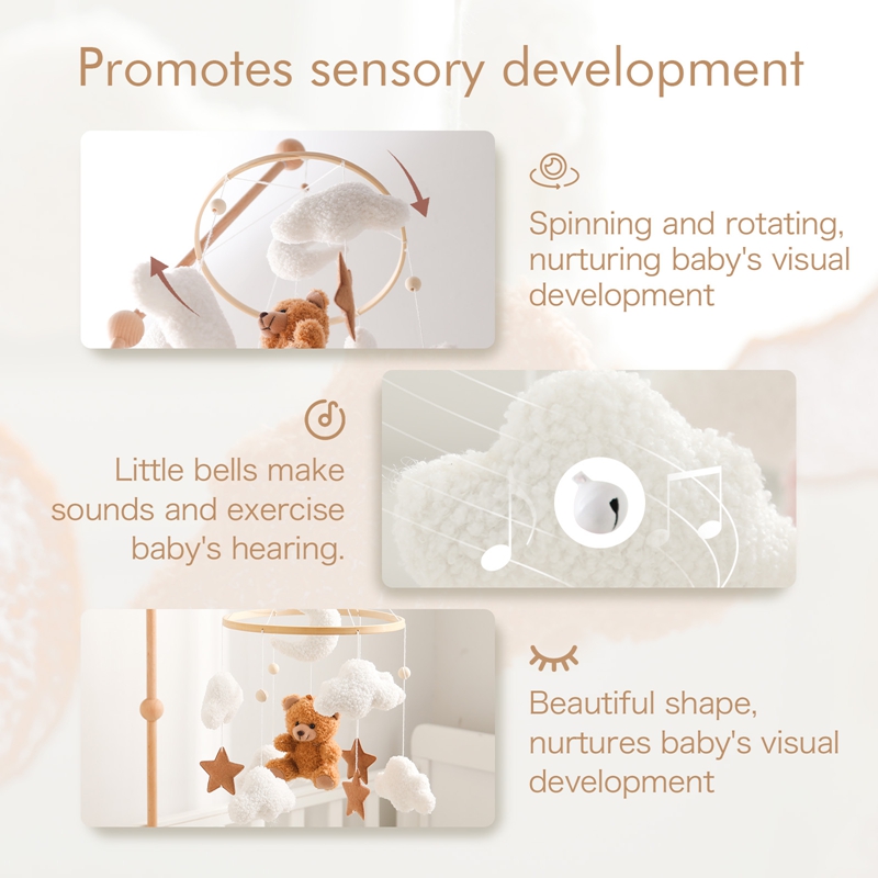Baby Crib Mobile Bed Bell Toys - Crib Mobile Musical のレビューと価格