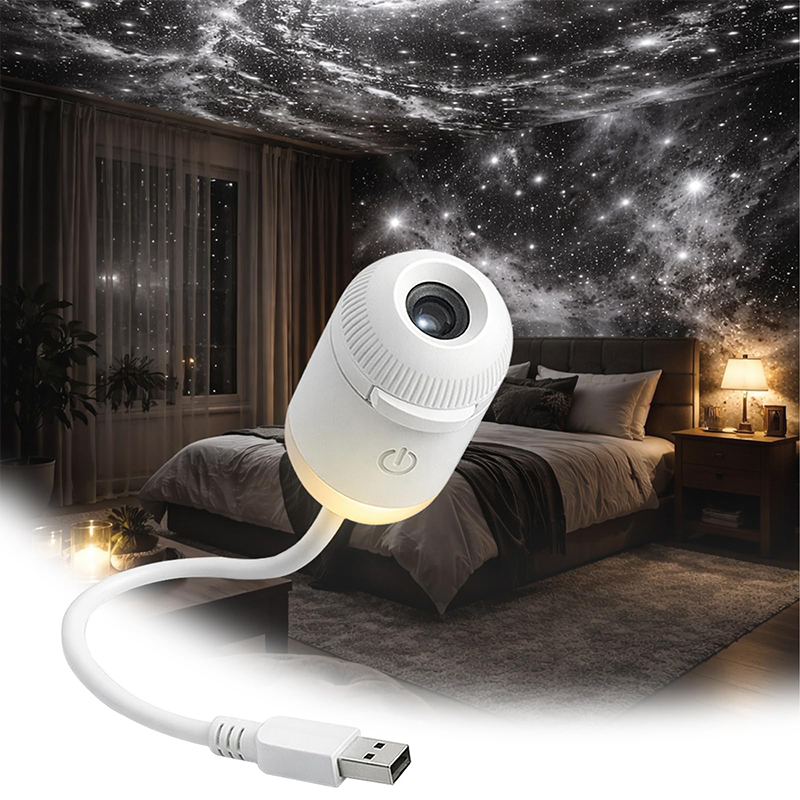 2-in-1 Mini Galaxy Star Projec - Night Light Projector Stars のレビューと価格