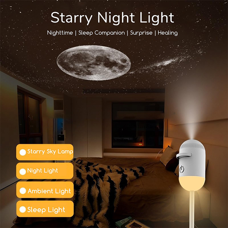 2-in-1 Mini Galaxy Star Projec - Night Light Projector Stars のレビューと価格
