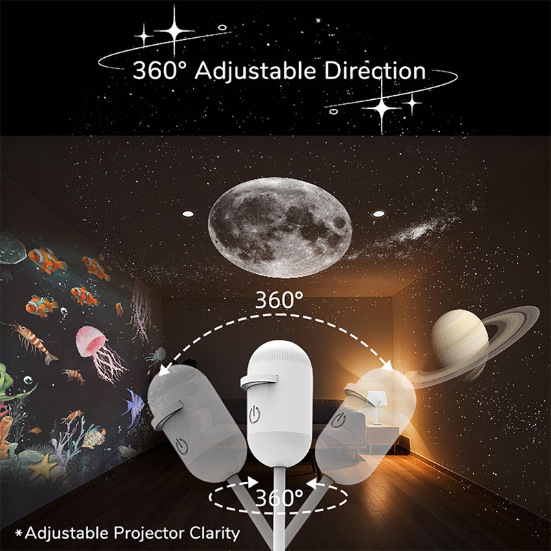2-in-1 Mini Galaxy Star Projec - Night Light Projector Stars のレビューと価格