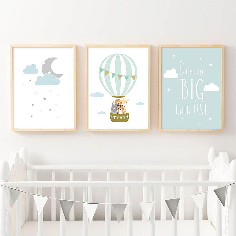 Balloon Moon Nursery Poster Wa - Baby Nursery Quotes Wall Art のレビューと価格