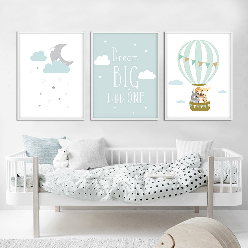 Balloon Moon Nursery Poster Wa - Baby Nursery Quotes Wall Art のレビューと価格