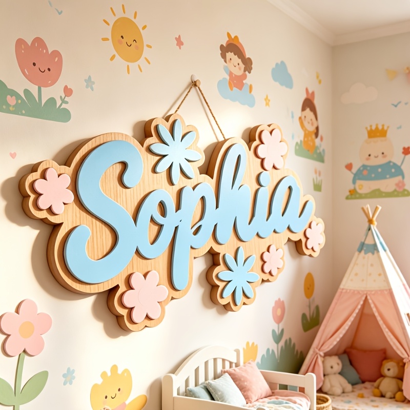 Personalized Floral Themed Nam - Baby Nursery Usa のレビューと価格