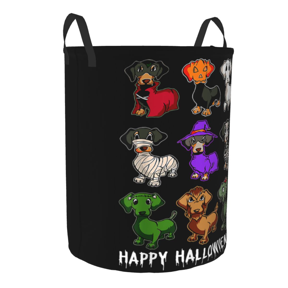 Happy Hallowiener Funny Dachsh - Baby Nursery Laundry Basket のレビューと価格