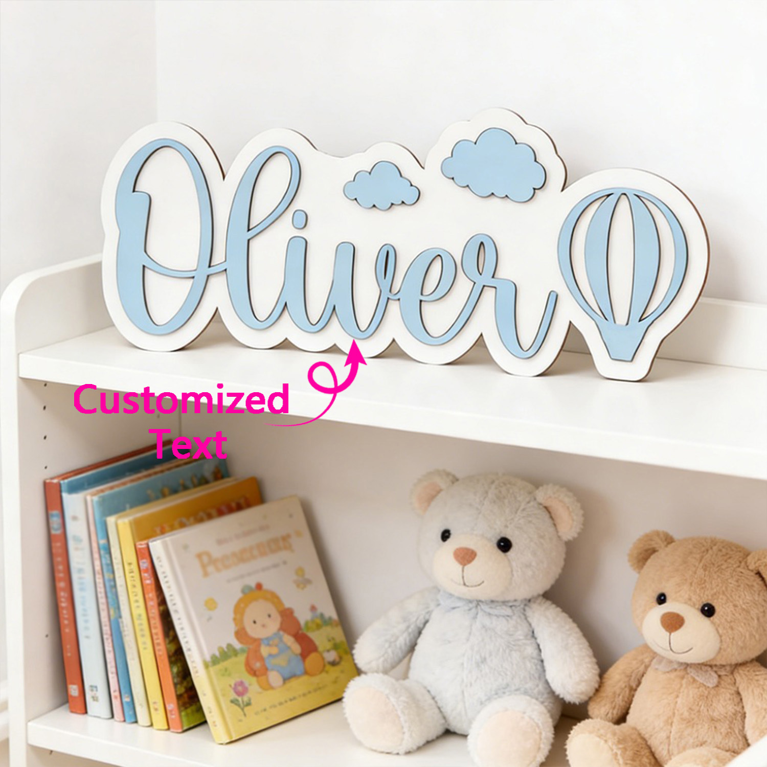 Personalized Hot Air Balloon & - Baby Nursery Usa のレビューと価格