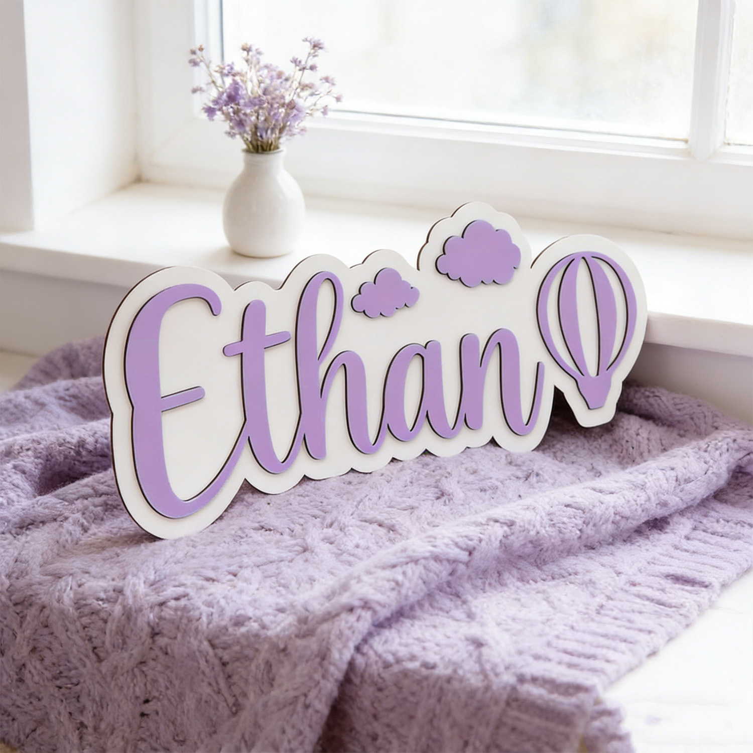 Personalized Hot Air Balloon & - Baby Nursery Usa のレビューと価格