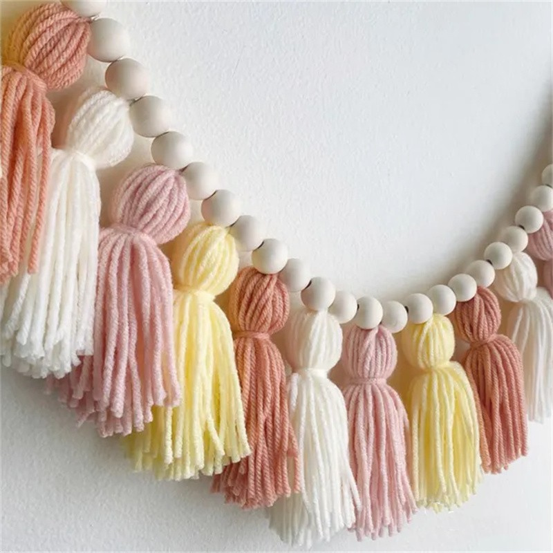 Yellow Boho Tassel Garlands Wa - Baby Nursery Garland のレビューと価格