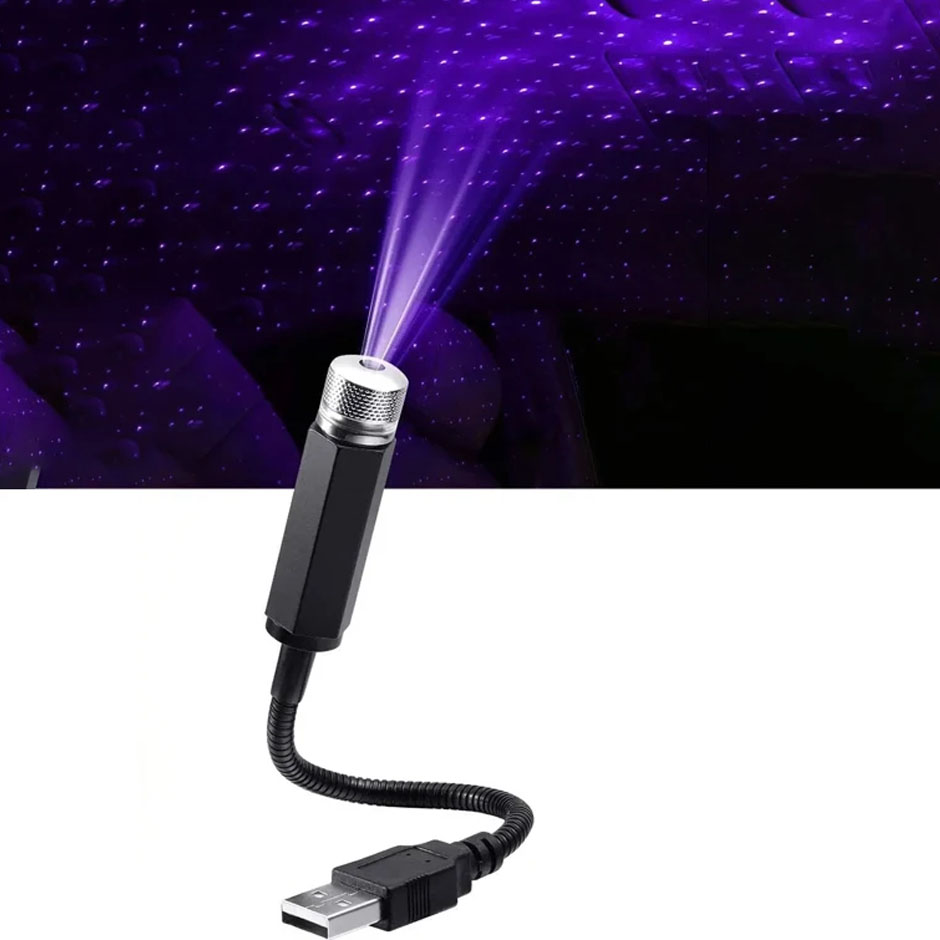 1pcs Mini LED Car Roof Star Ni - Night Light Projector Stars のレビューと価格