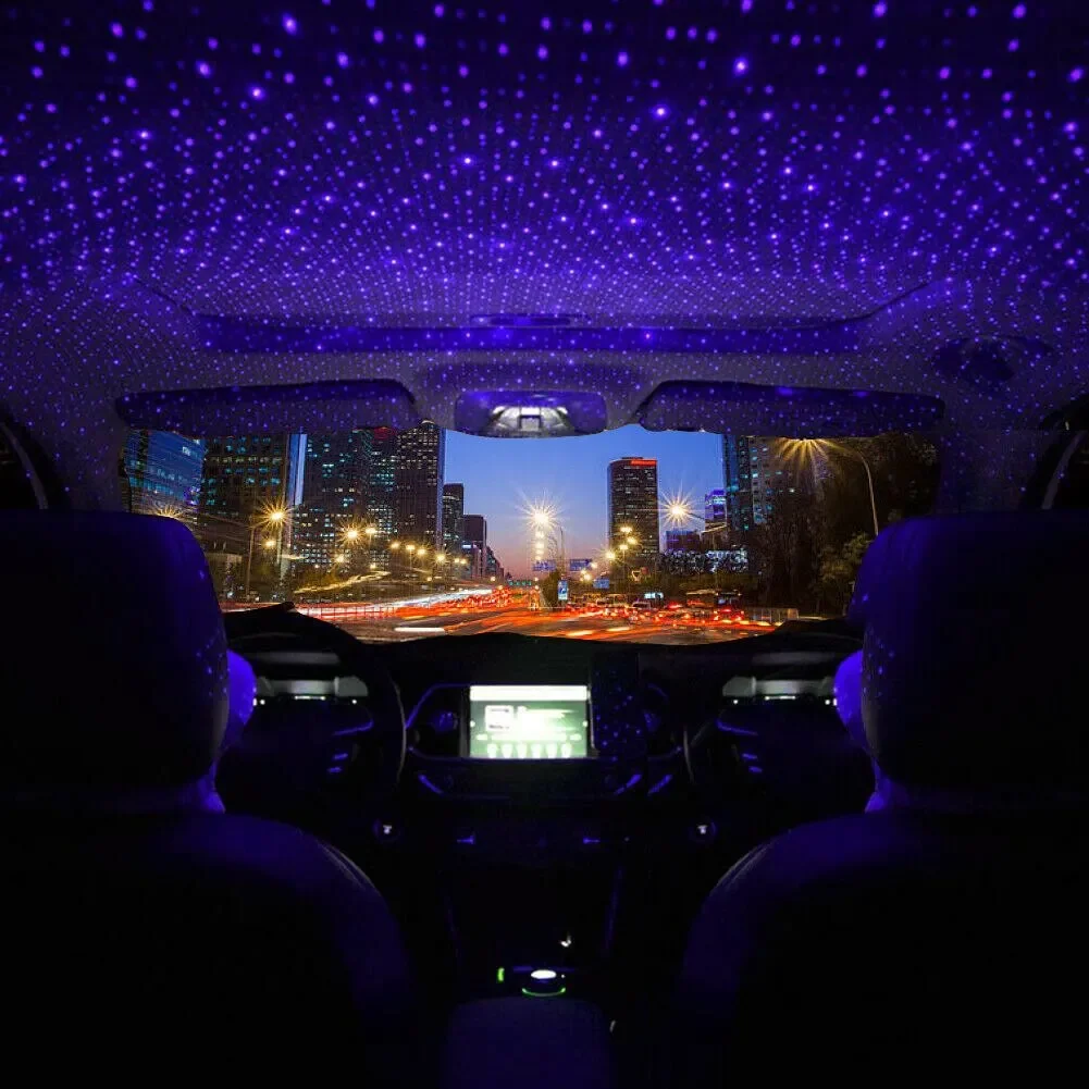 1pcs Mini LED Car Roof Star Ni - Night Light Projector Stars のレビューと価格