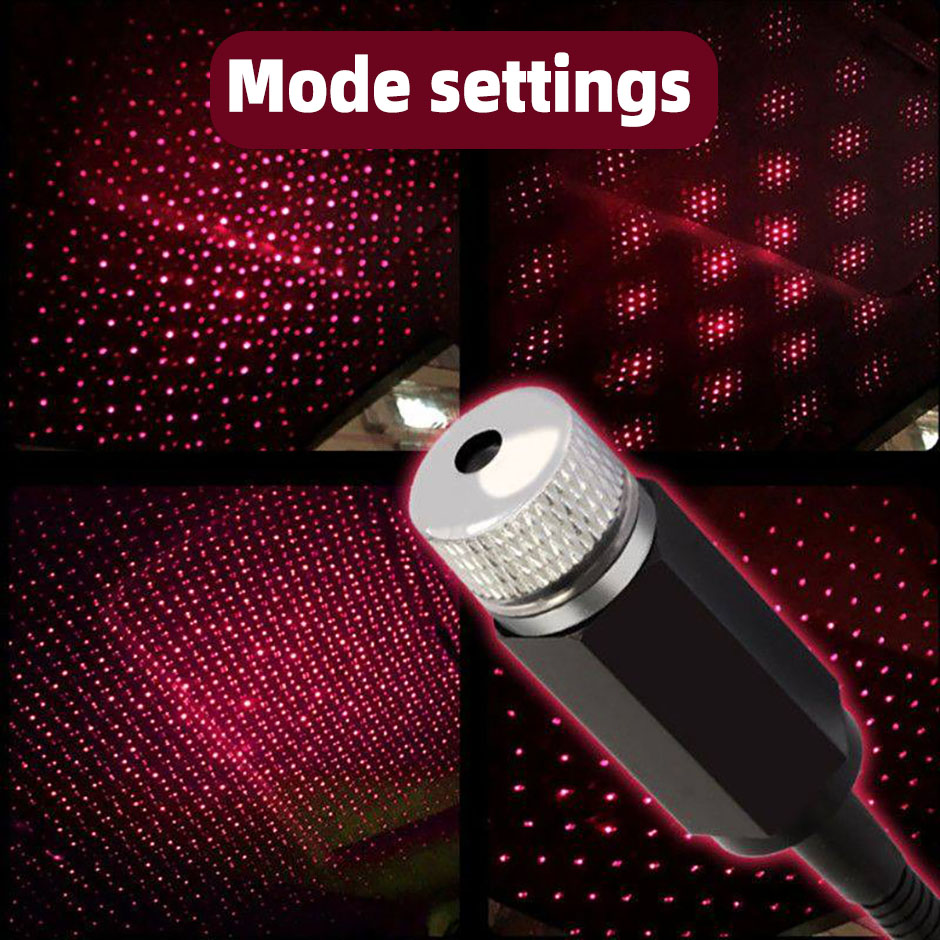 1pcs Mini LED Car Roof Star Ni - Night Light Projector Stars のレビューと価格