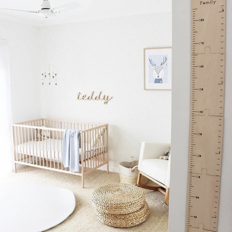 Nordic Wooden Kids Height Grow - Growth Chart Ruler のレビューと価格