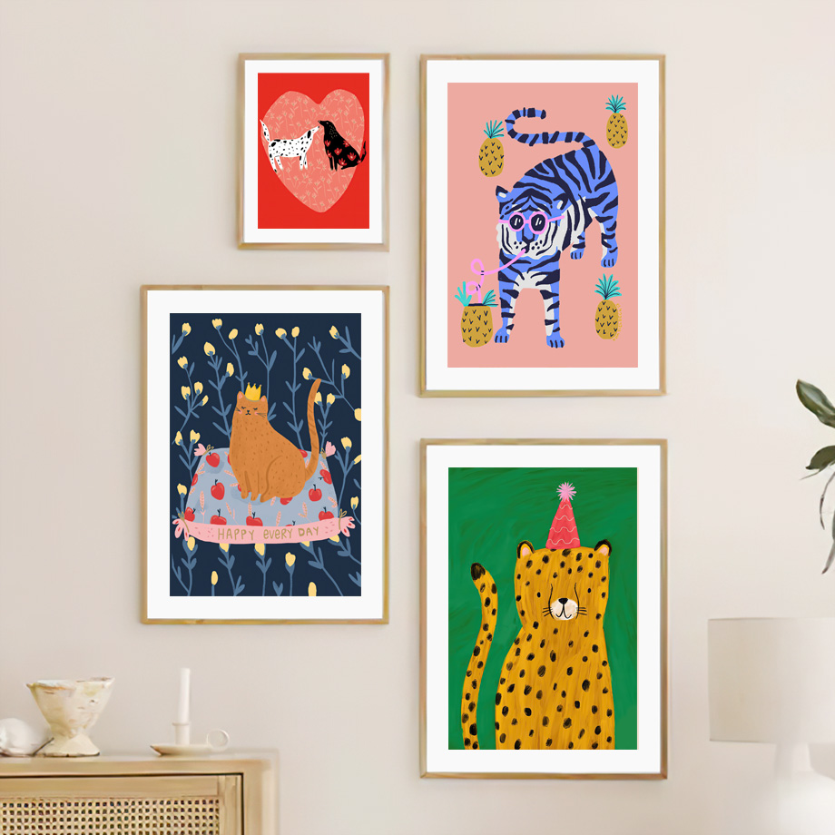 Whimsical Animal Nursery Wall  - Baby Nursery Colors のレビューと価格