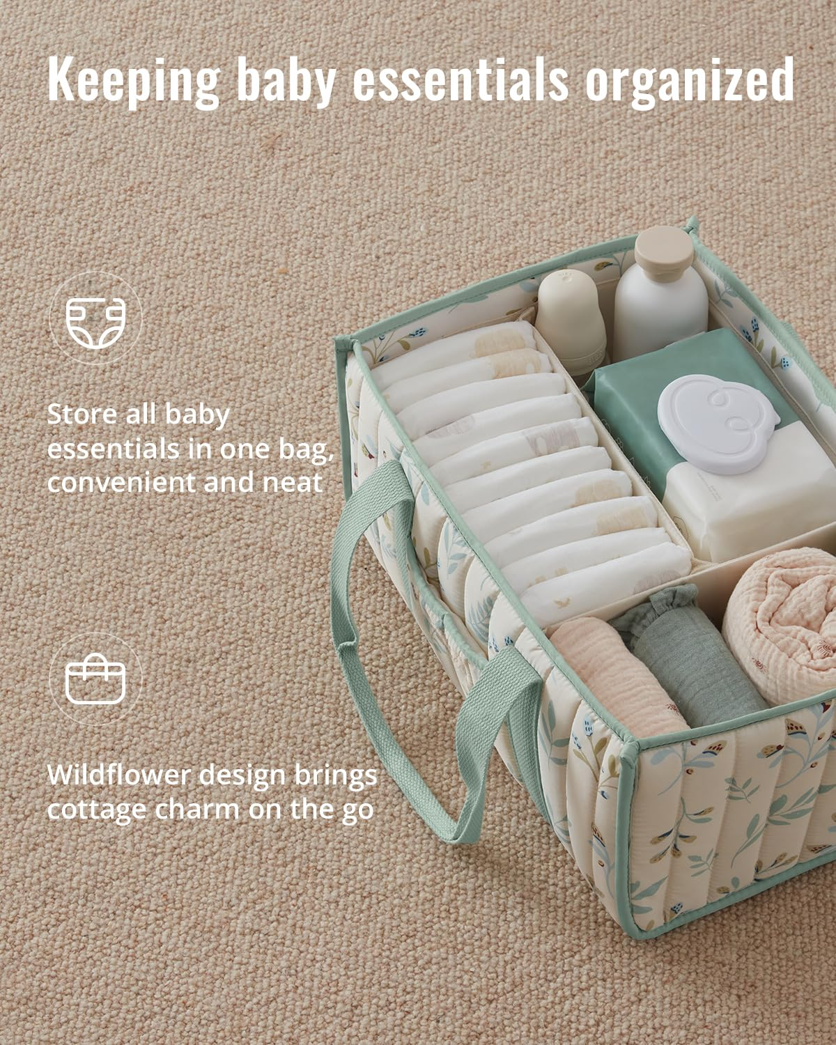 Diaper Caddy Organizer, Stylis - Diaper Caddy Organizer のレビューと価格
