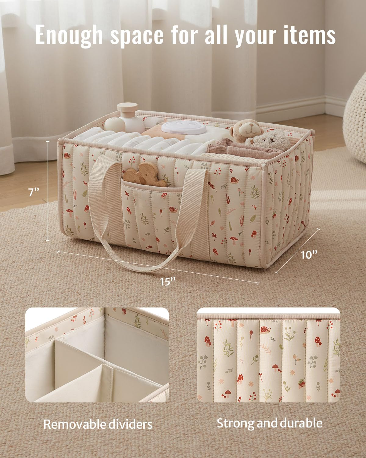 Diaper Caddy Organizer, Stylis - Diaper Caddy Organizer のレビューと価格