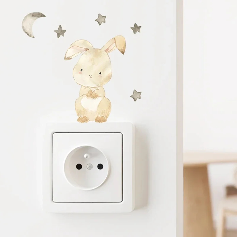 1/2/4/6set Cartoon Animals Wal - Baby Nursery Stickers のレビューと価格