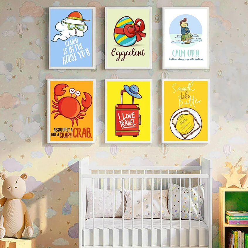 Cute Funny Cartoon Quote Nurse - Baby Nursery Quotes Wall Art のレビューと価格