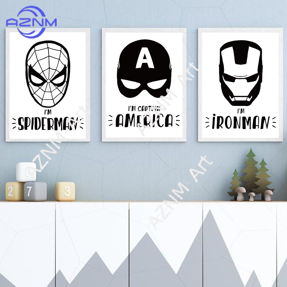 Wall Art Canvas Painting Bat C - Baby Nursery Wall Art のレビューと価格