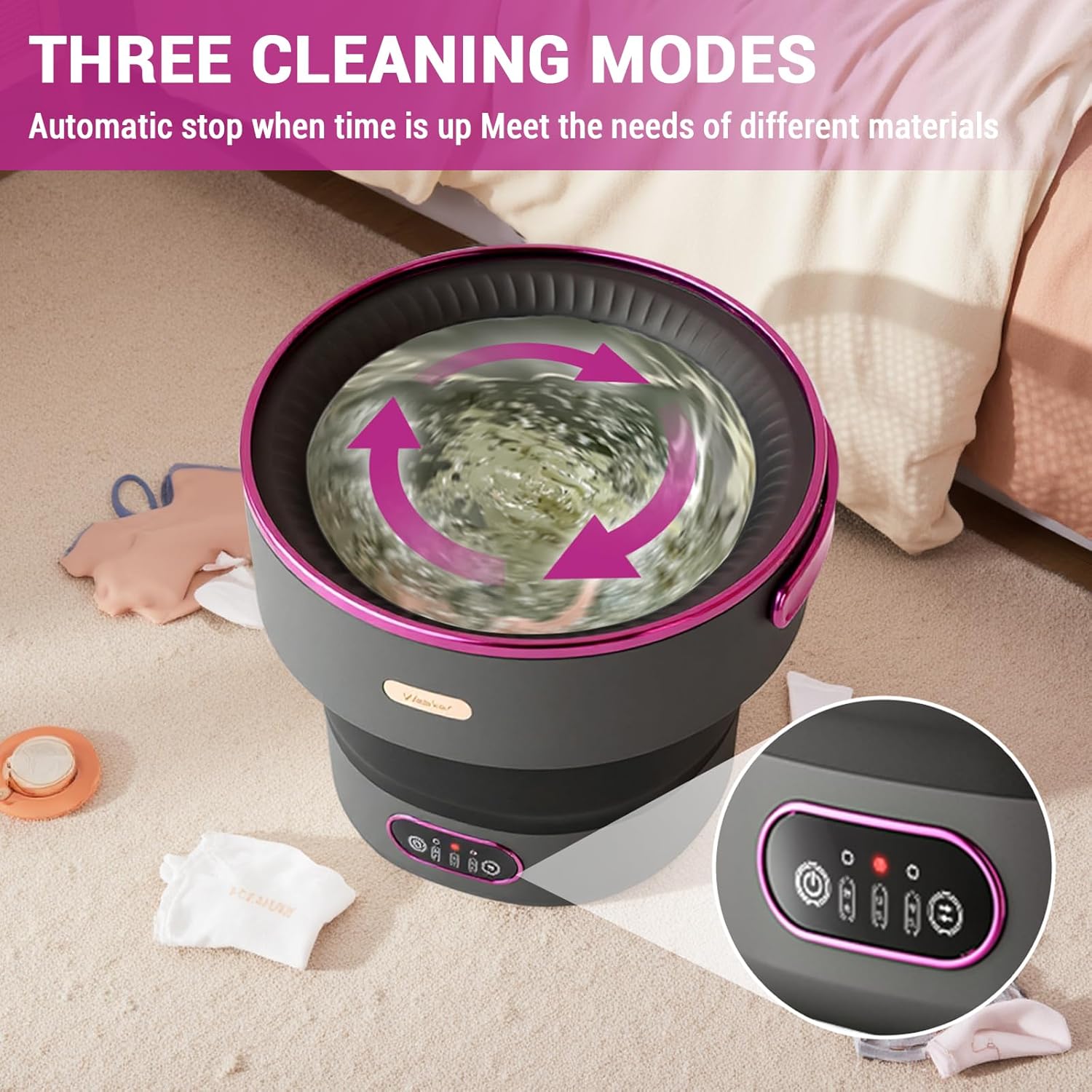Portable Washing Machine 13L F - Baby Nursery Laundry Basket のレビューと価格