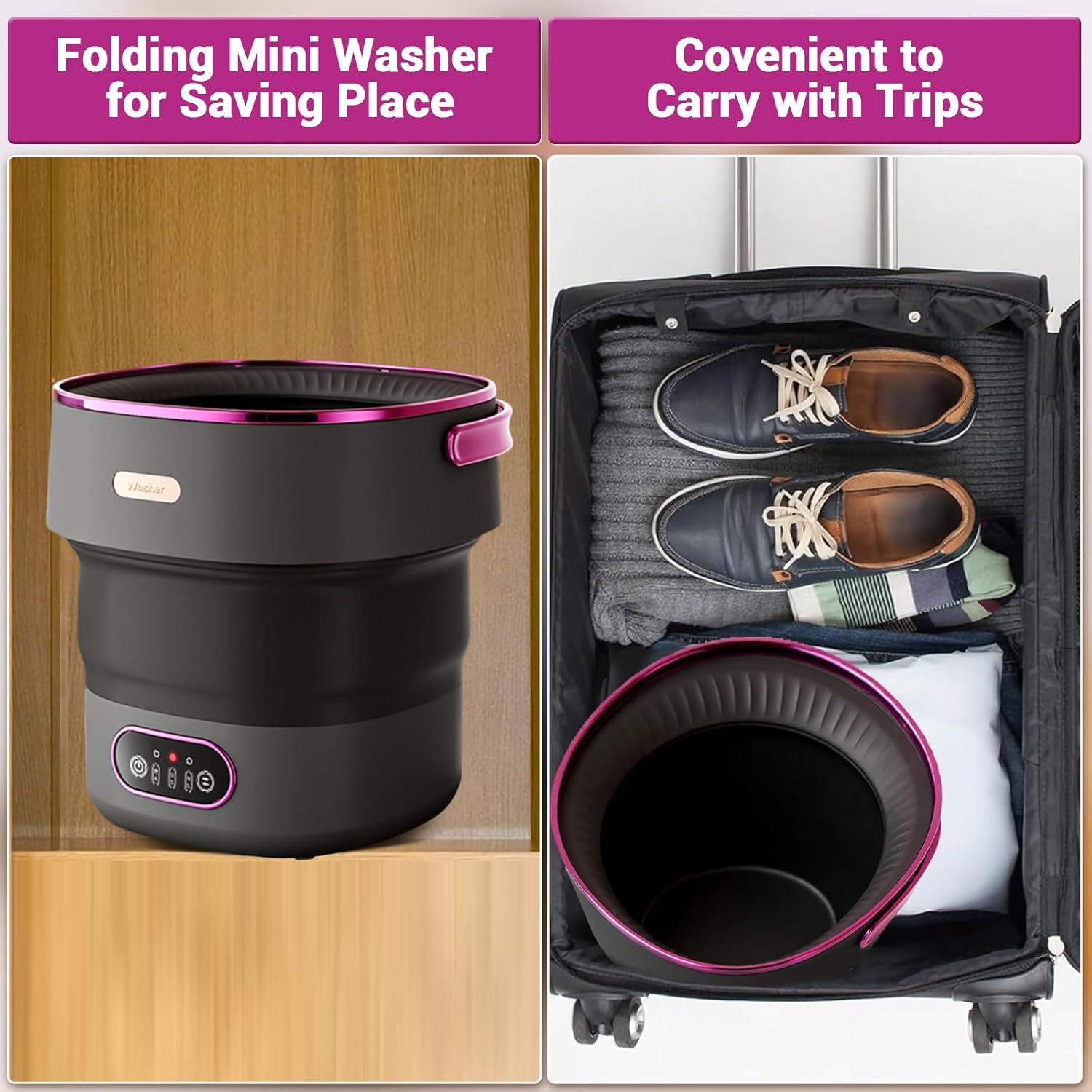 Portable Washing Machine 13L F - Baby Nursery Laundry Basket のレビューと価格