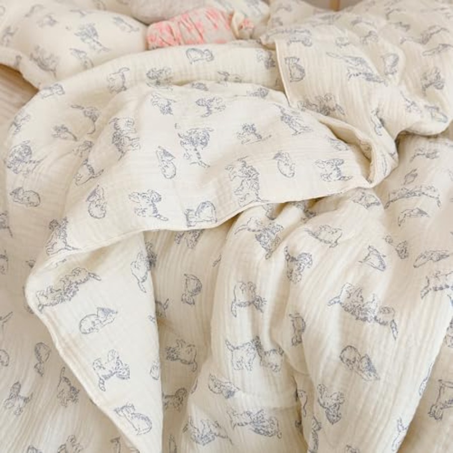 Baby Crib Quilt Cotton Muslin  - Baby Nursery Crib のレビューと価格