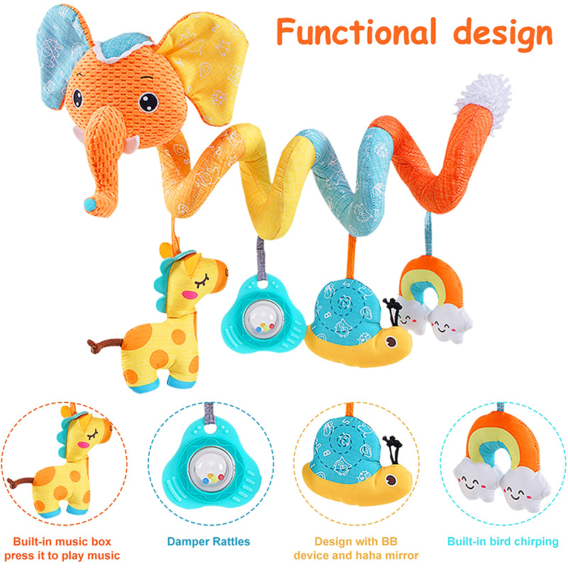 Car Seat Toys Infant Color Ele - Crib Mobile Musical のレビューと価格