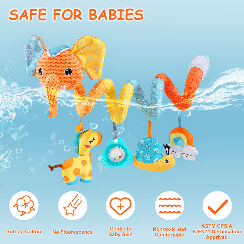 Car Seat Toys Infant Color Ele - Crib Mobile Musical のレビューと価格