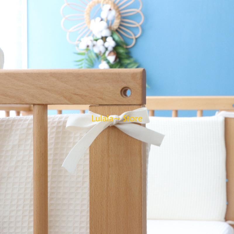 Y4QA 200x32cm Baby Cot Bumper  - Baby Nursery Cushion のレビューと価格
