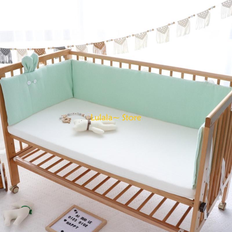 Y4QA 200x32cm Baby Cot Bumper  - Baby Nursery Cushion のレビューと価格