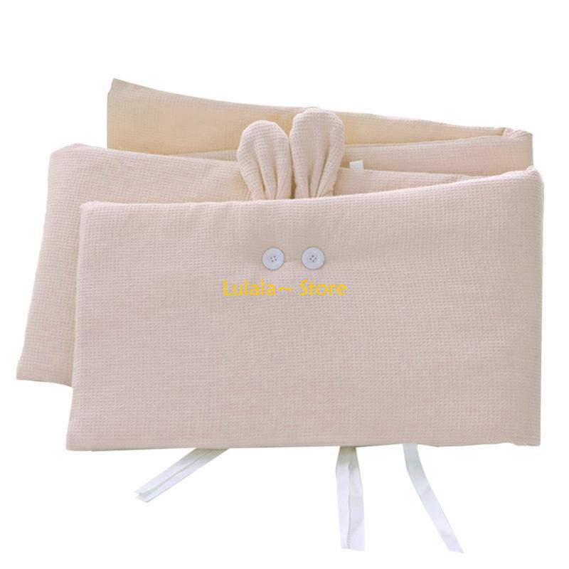 Y4QA 200x32cm Baby Cot Bumper  - Baby Nursery Cushion のレビューと価格