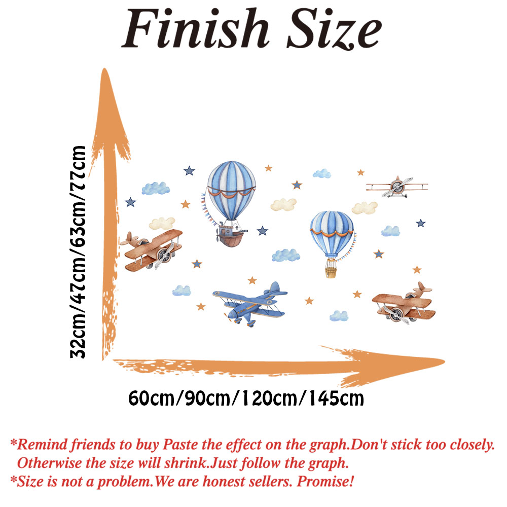 Cartoon Airplanes Hot Airballo - Baby Nursery Design のレビューと価格