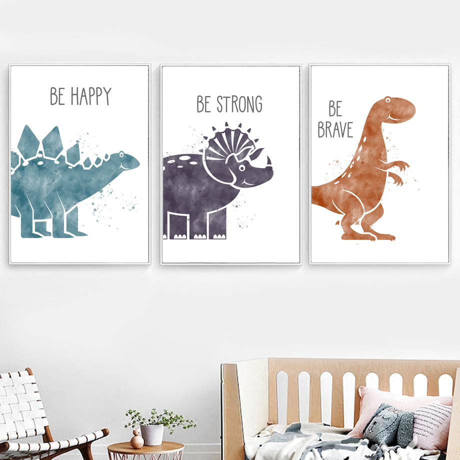 Cute Dinosaur Cartoon Animal Q - Baby Nursery Quotes Wall Art のレビューと価格